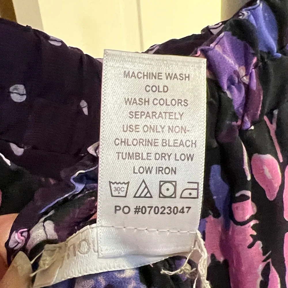 Woman Within Purple and White Polka Dot Skirt - Picture 4 of 4